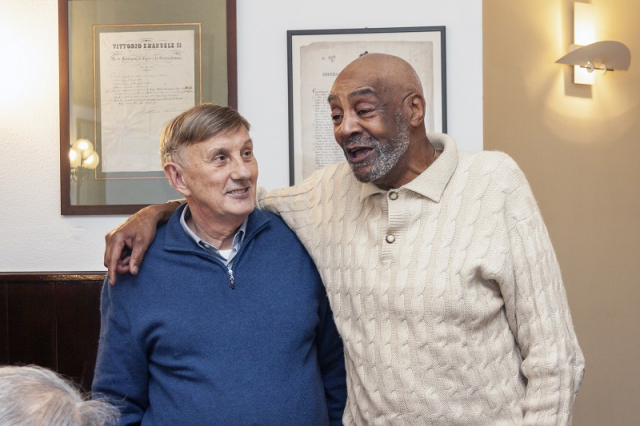 Pierluigi Marzorati con Joe Isaac